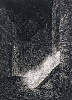 Fritz Schwimbeck - Eingang der Fischfrösche