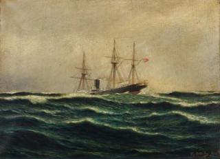 Fritz Stoltenberg - Besegelter Dampfer \