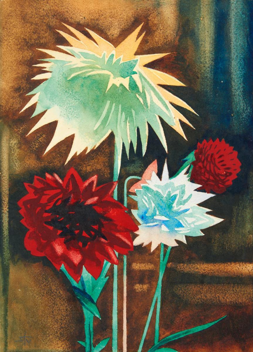 Fritz Stuckenberg - Dahlien.