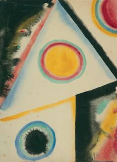 Fritz Stuckenberg - Komposition mit Kreisen.