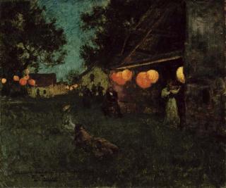 Fritz Thaulow - Normandie 14. Juli (Normandy, July 14Th)