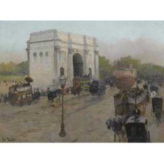 Fritz Thaulow - Norwegian Marble Arch, London