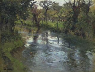 Fritz Thaulow - On the Banks