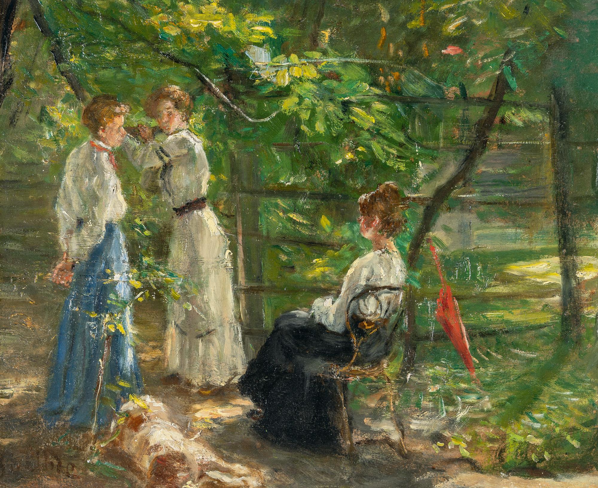 Fritz von Uhde - Im Garten