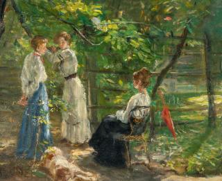 Fritz von Uhde - Im Garten