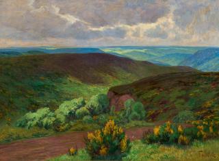 Fritz Von Wille - Das Tal von Abenden bei Nideggen.