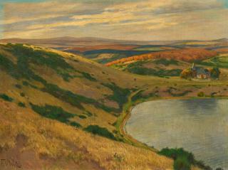 Fritz Von Wille - Eifellandschft am Totenmaar.