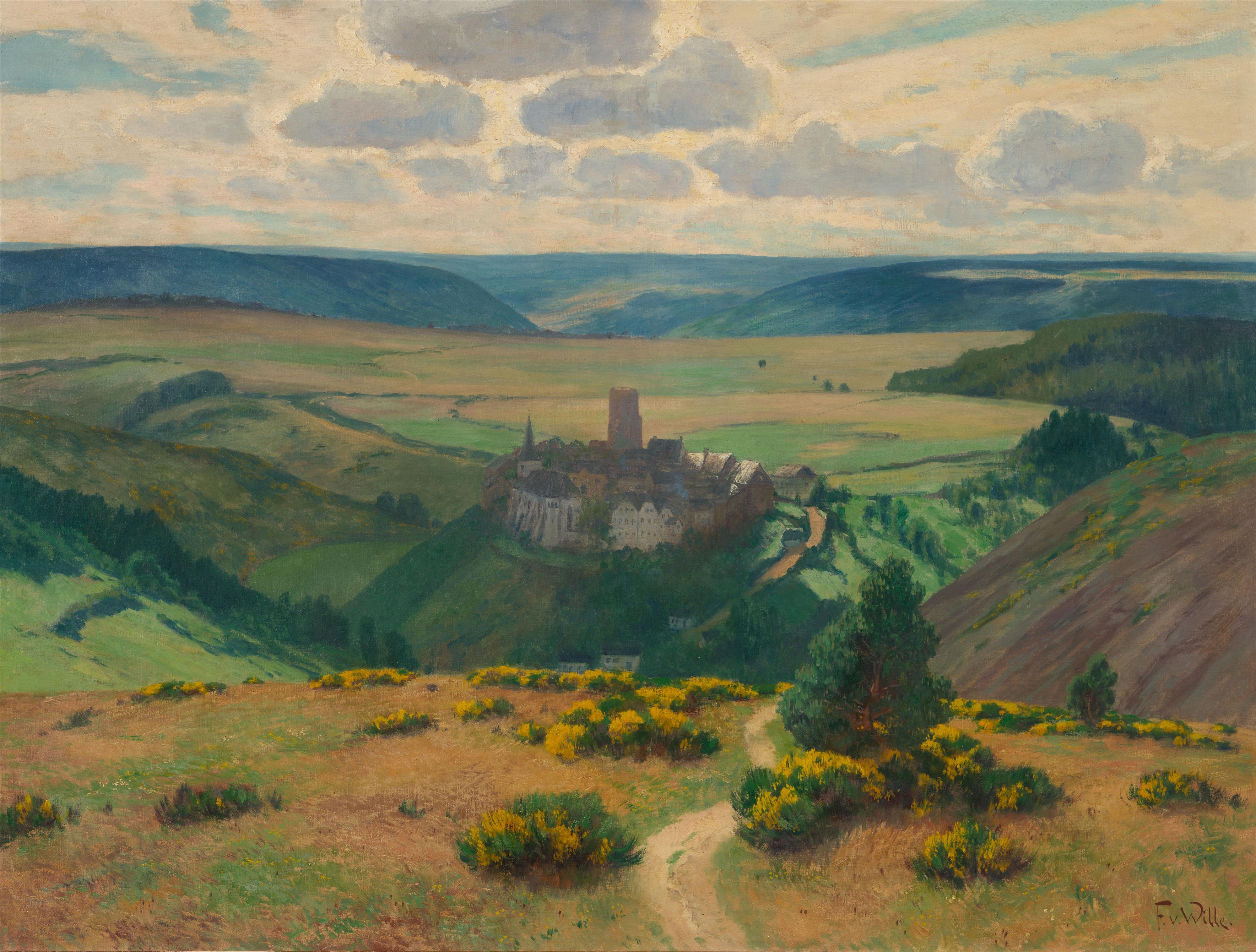 Fritz von Wille - Ginsterblüte bei Reifferscheid