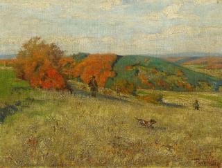 Fritz von Wille - »Herbsttag in der Eifel bei Kerpen«.