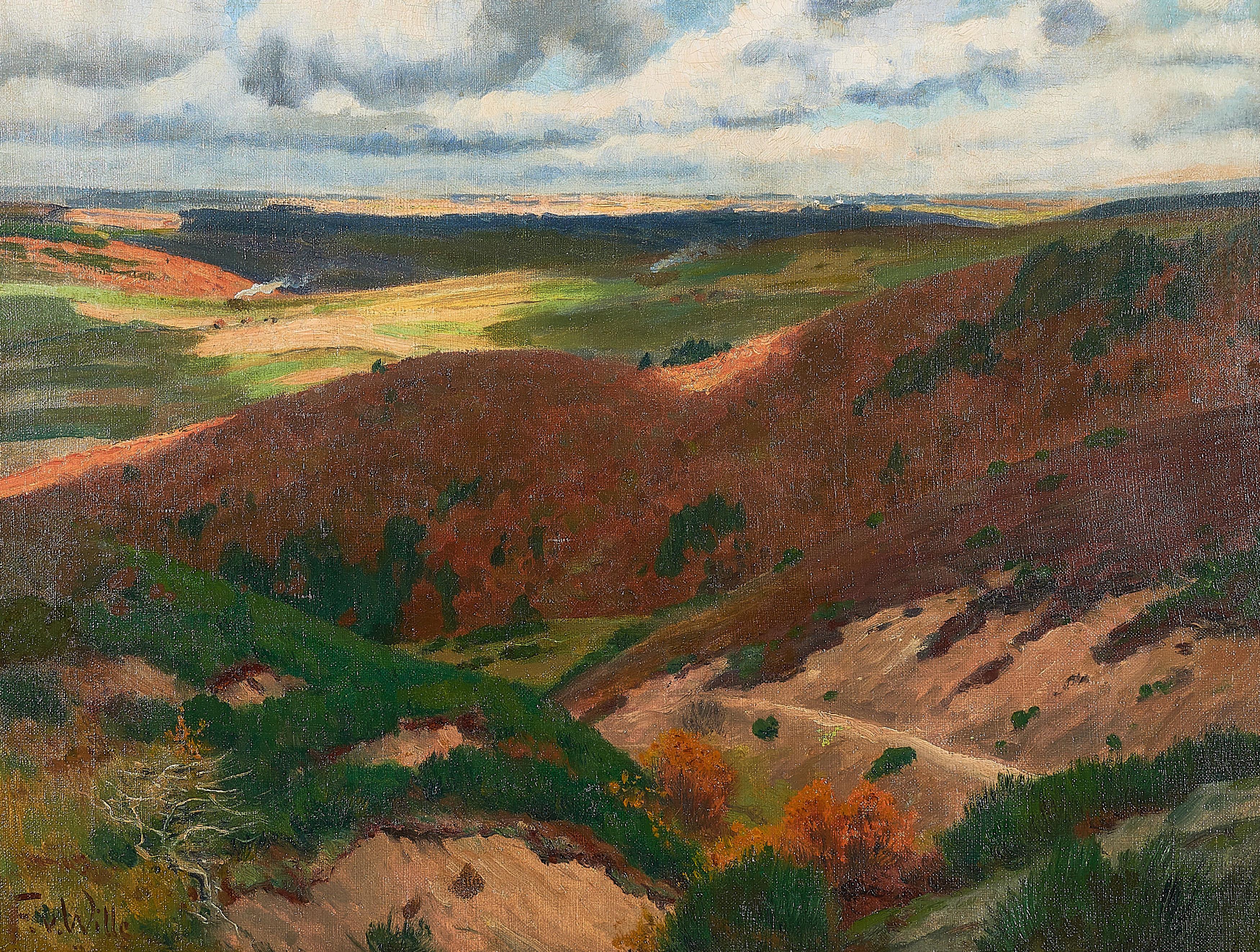 Fritz von Wille - Weite Eifellandschaft.