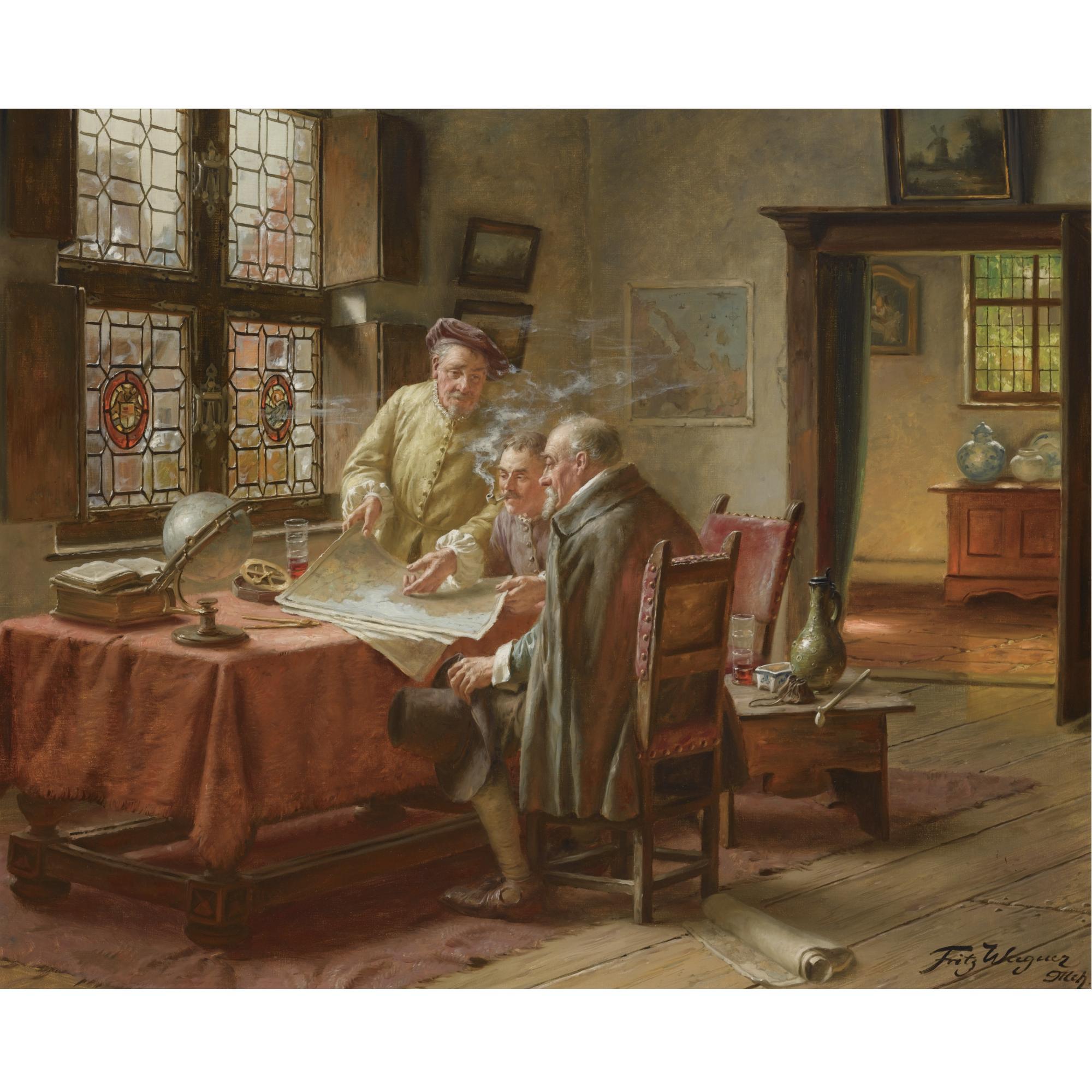 Fritz Wagner - German Preparing A New Journey