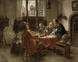 Fritz Wagner - Signing the agreement