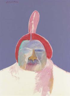 Fritz William V. Scholder - Indian with Feather