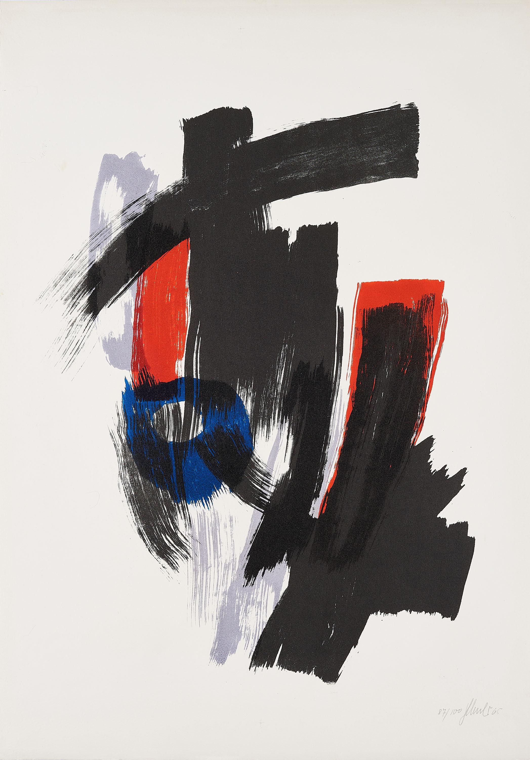 Fritz Winter - Farblithographie 25.