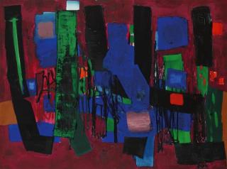 Fritz Winter - Kommendes Blau und Rot