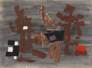 Fritz Winter - Letztes Rot