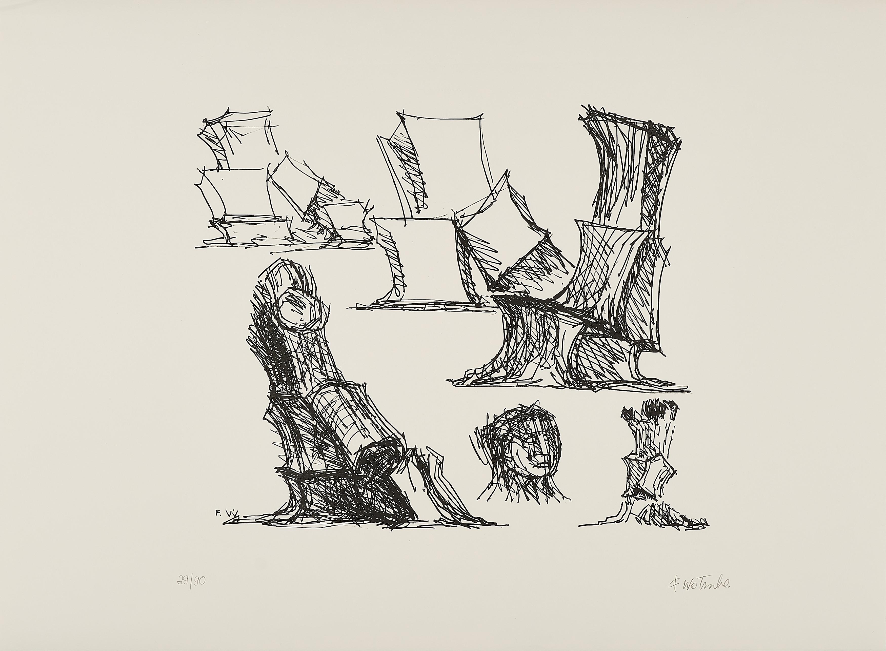 Fritz Wotruba - Aus: Hommage à Picasso.