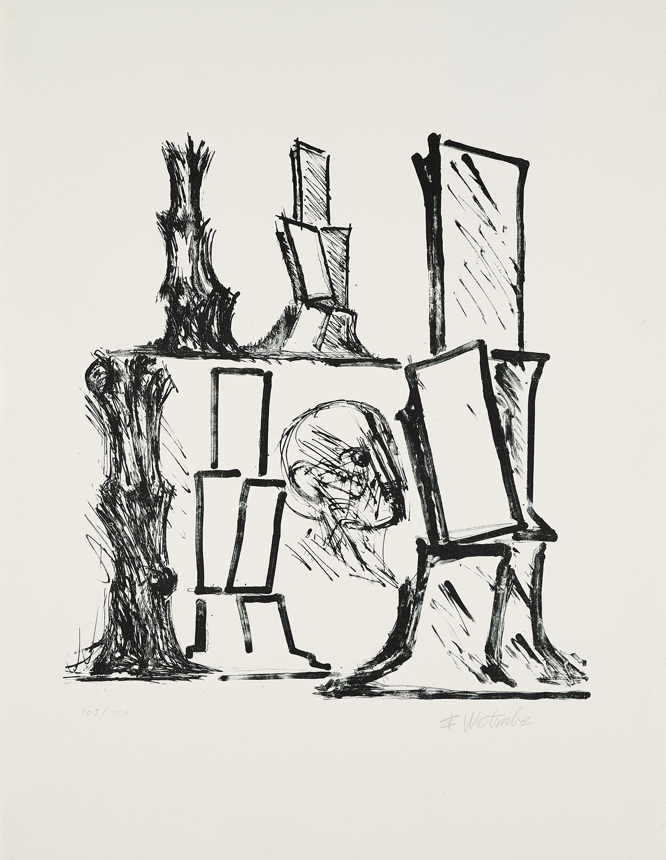 Fritz Wotruba - Ohne Titel.