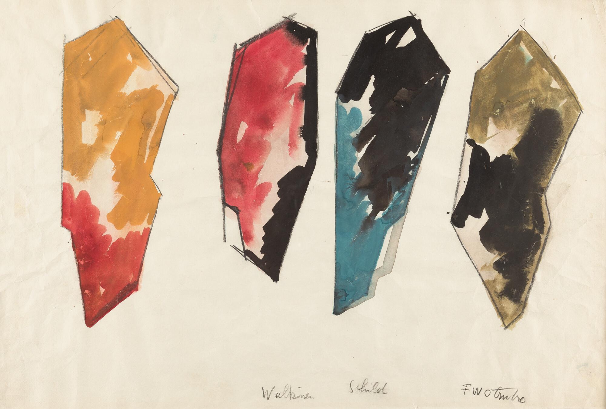 Fritz Wotruba - Walküren Schild.