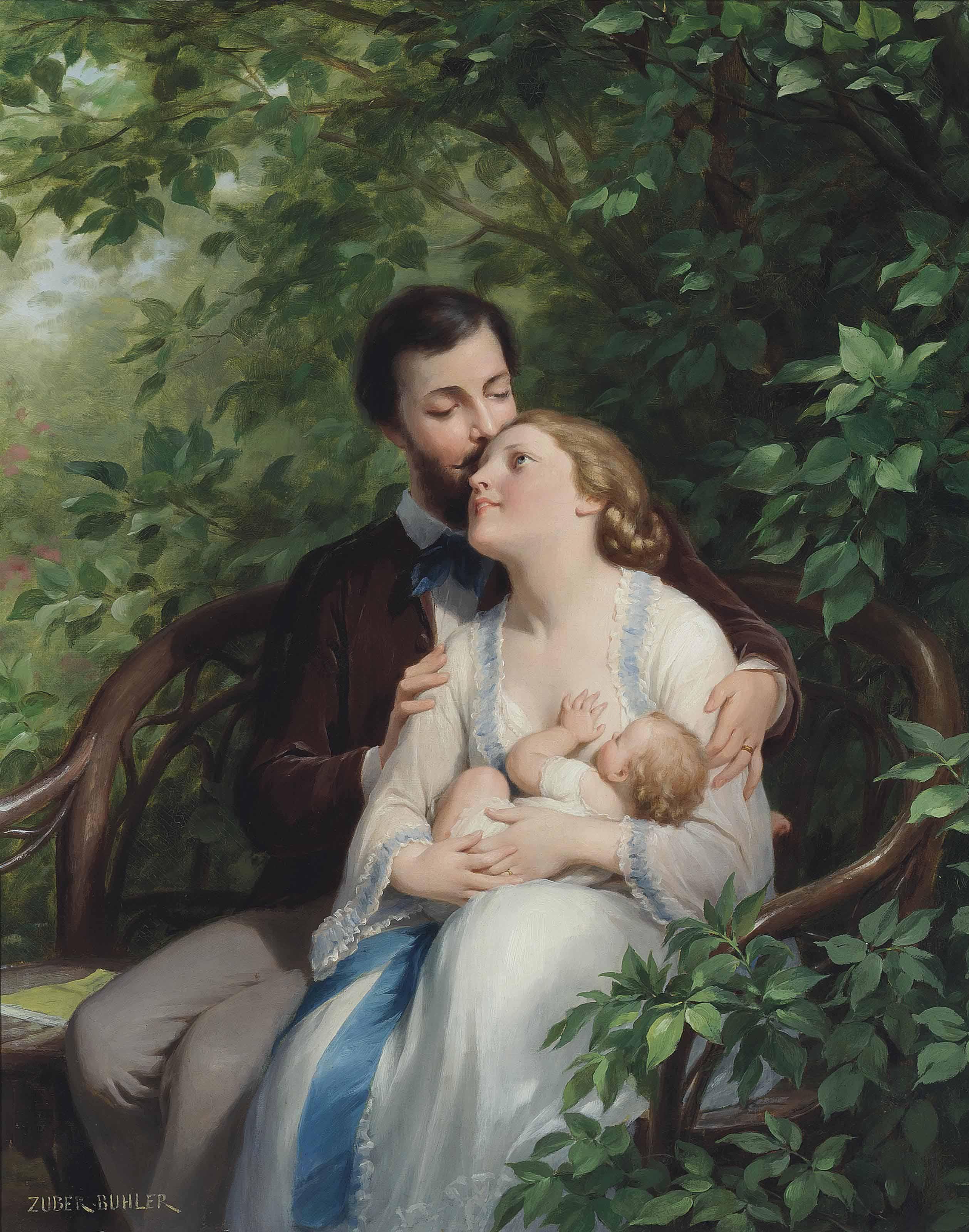 Fritz Zuber-Bühler - Feeding The Baby