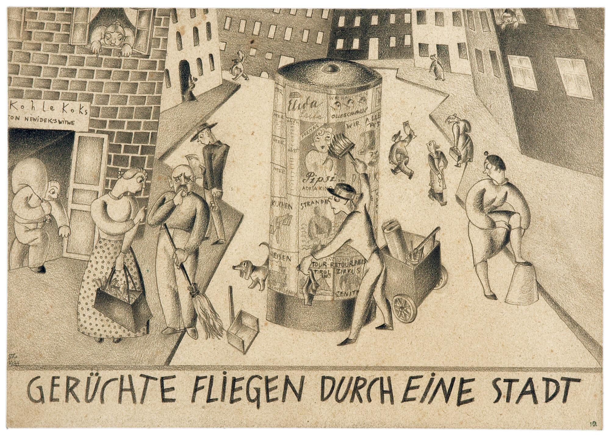 Fritzi Löw - „Gerüchte fliegen durch eine Stadt“.