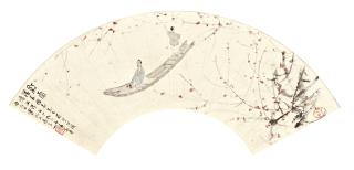 Fu Baoshi - Boating Under The Red Blossoms