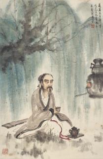 Fu Baoshi - Brewing Tea