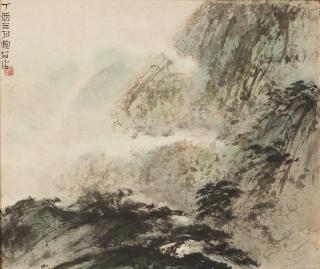 Fu Baoshi - Spring Mountain of Sichuan