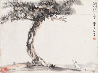 Fu Baoshi - Under the Pine Tree