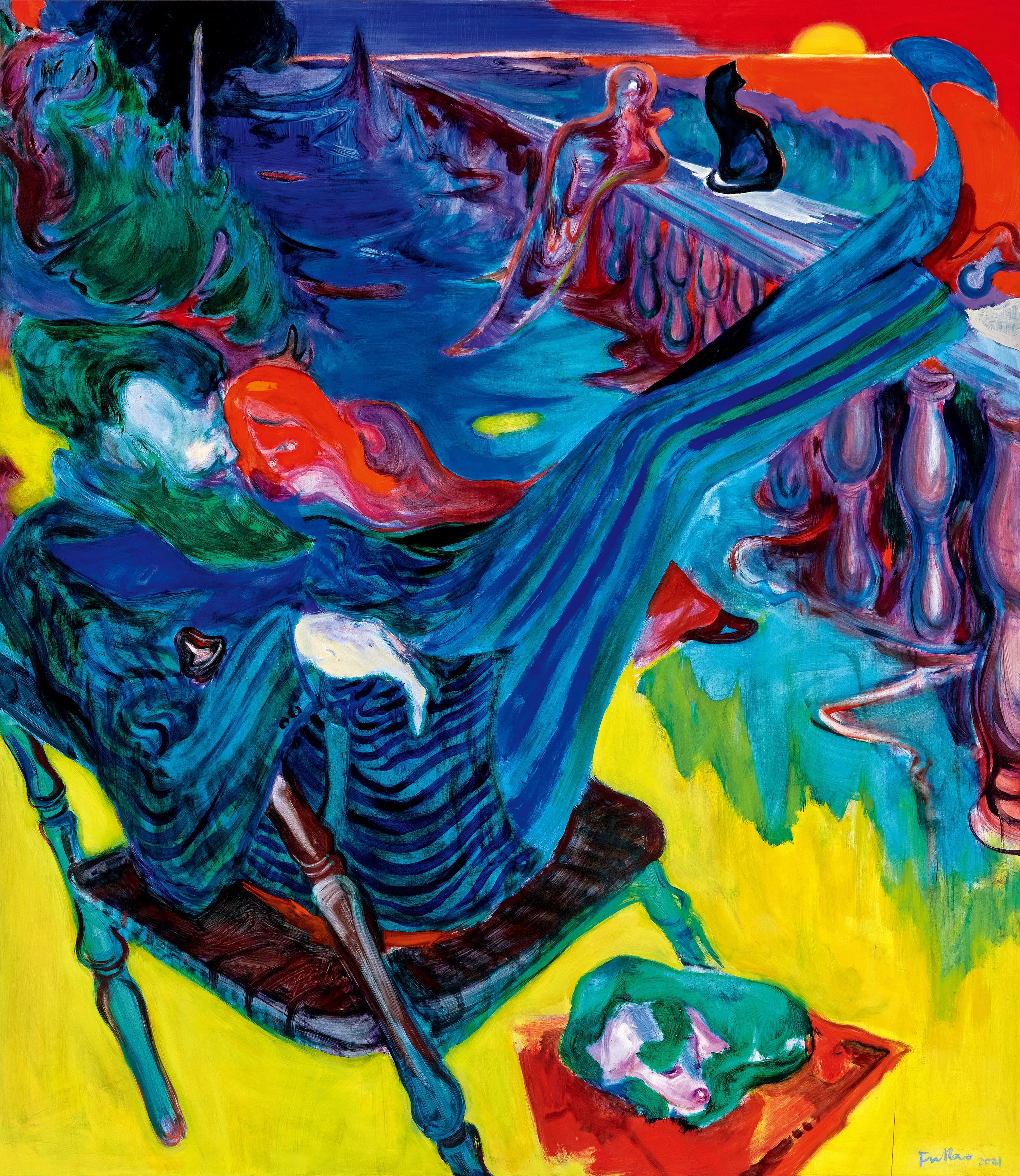 Fu Rao - Balcony II(Painted in 2021)