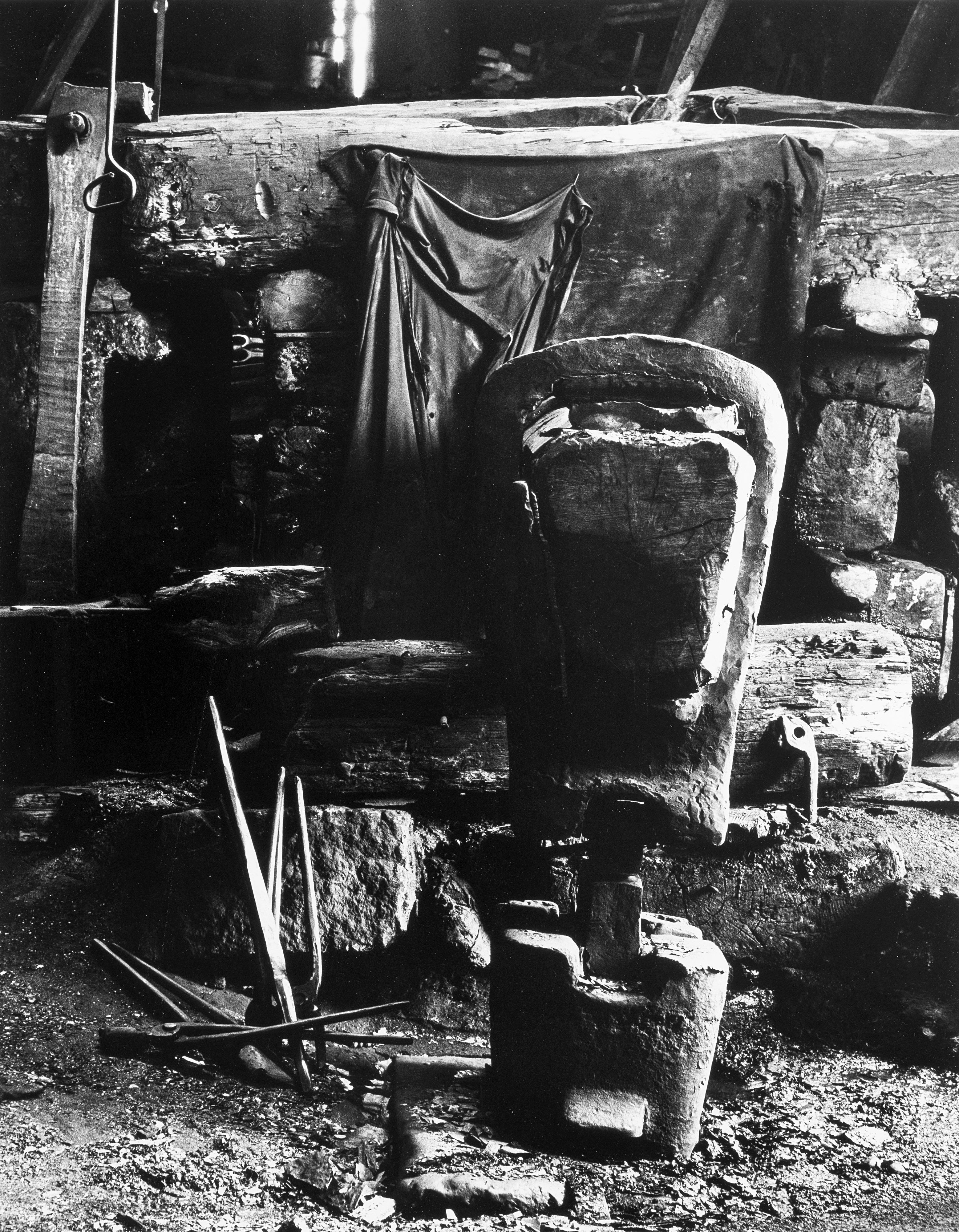 Fulvio Roiter - L\'atelier dello scultore 1970 ca.