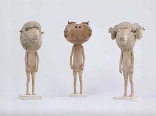 Fumio Yamazaki - Silent Neighbors: Double Headed Horse, Ewe, and Ram