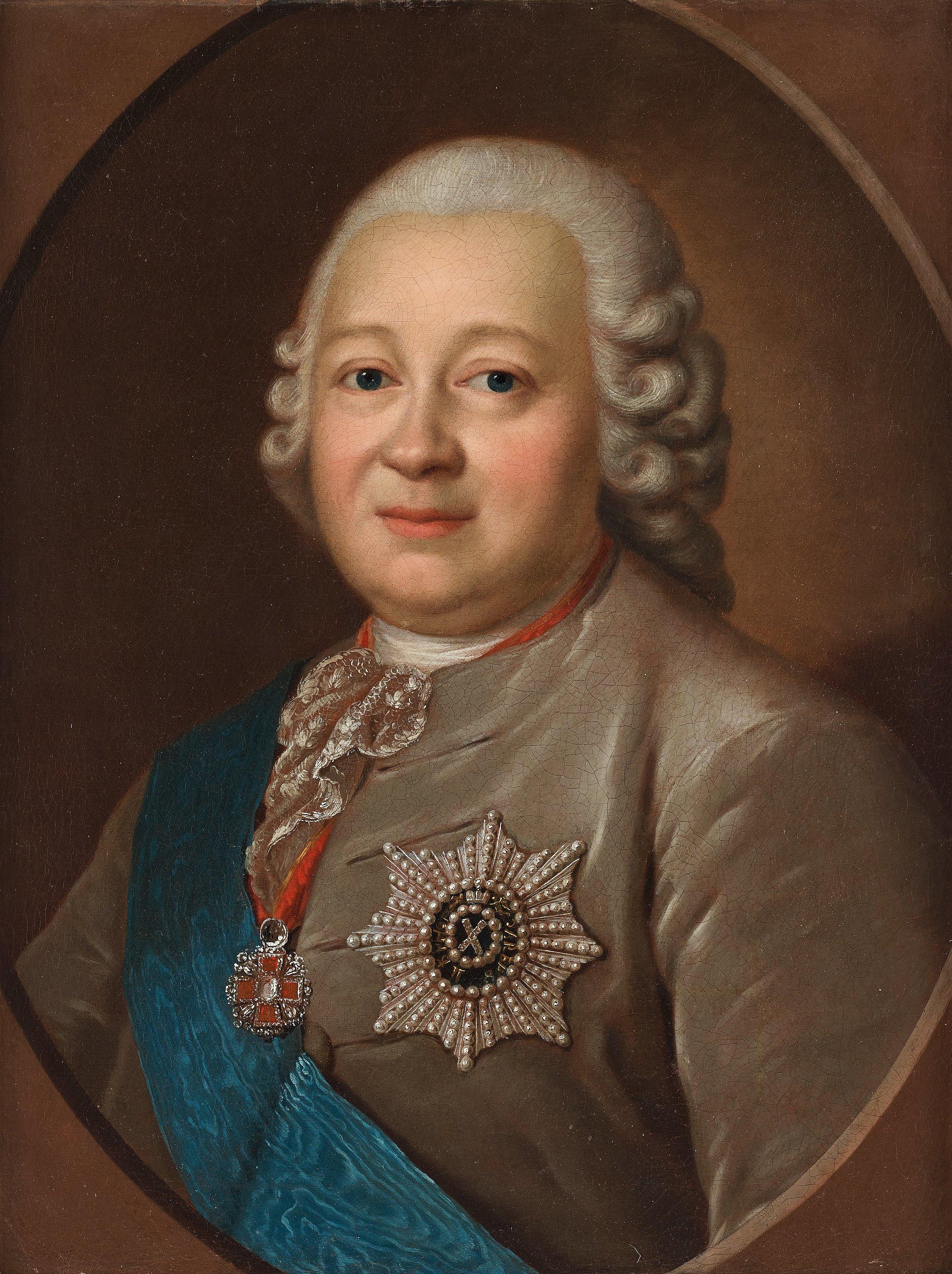 Fyodor Stepanovich Rokotov - “Portrait of Count Nikita Ivanovich Panin\