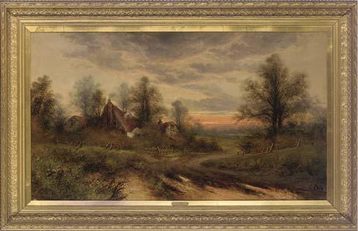 G. Cole - Sunshine after rain, near Cosham, Hants