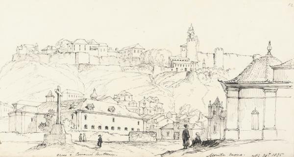 G.F. Sargent - The square in Monte Moro, Portugal