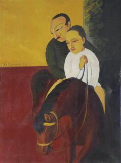 G.M. Solegaonkar - Horseback riding