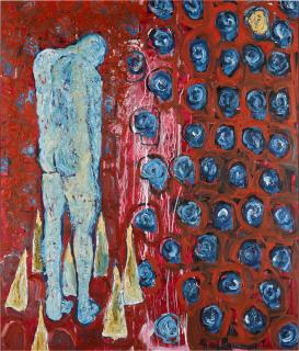G. R. Iranna - Untitled (Blue Nude)