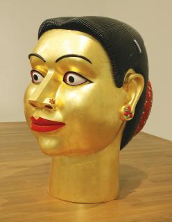 G. Ravinder Reddy - Untitled (Gilded Head)