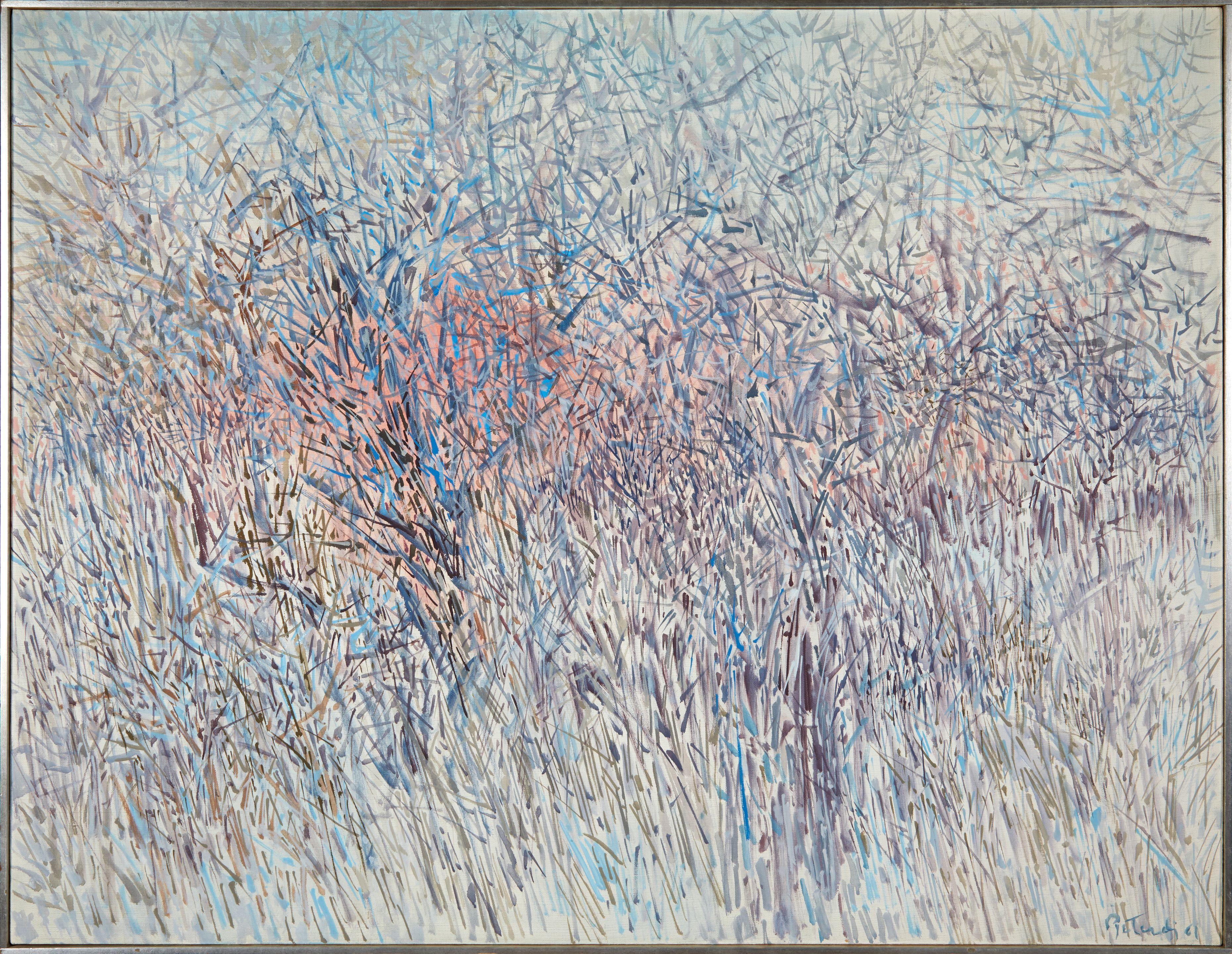 Gabor Peterdi - Winter Light 34 x 44 in. (86.4 x 111.8 cm) framed 34 1/2 x 44 1/2 x 1 1/2 in.