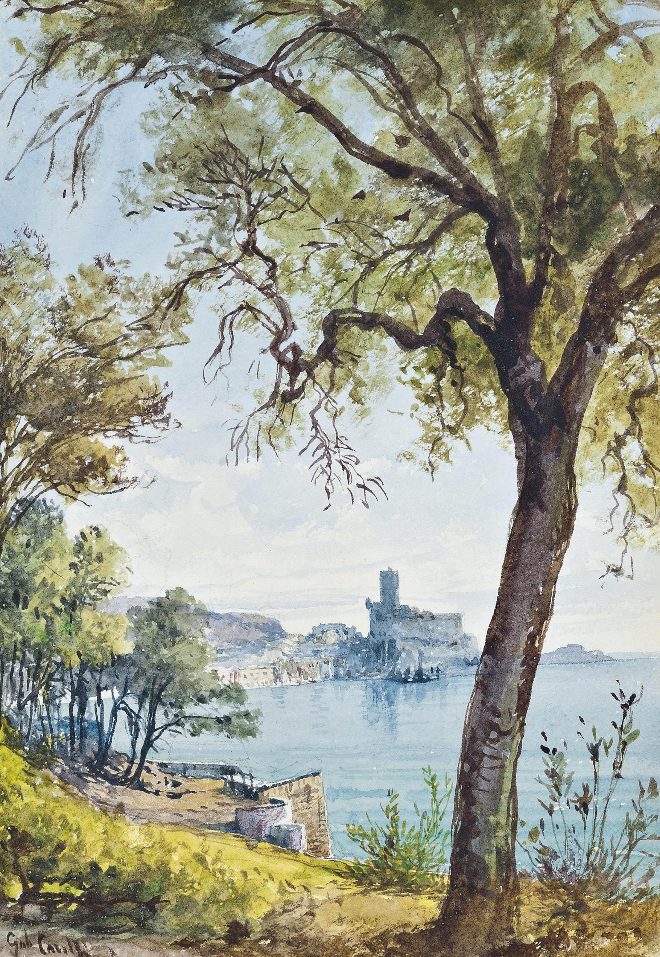 Gabriel Carelli - A calm day on the Mediterranean coast