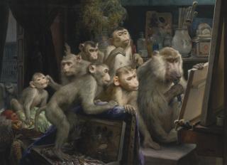 Gabriel Cornelius Von Max - Der Atelierbesuch (A Visit To The Artist\'S Studio)