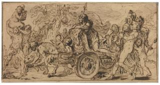 Gabriel De Saint-Aubin - The Triumph Of Bacchus