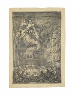 Gabriel De Saint-Aubin - Une Conference Des Avocats (Dacier 48)