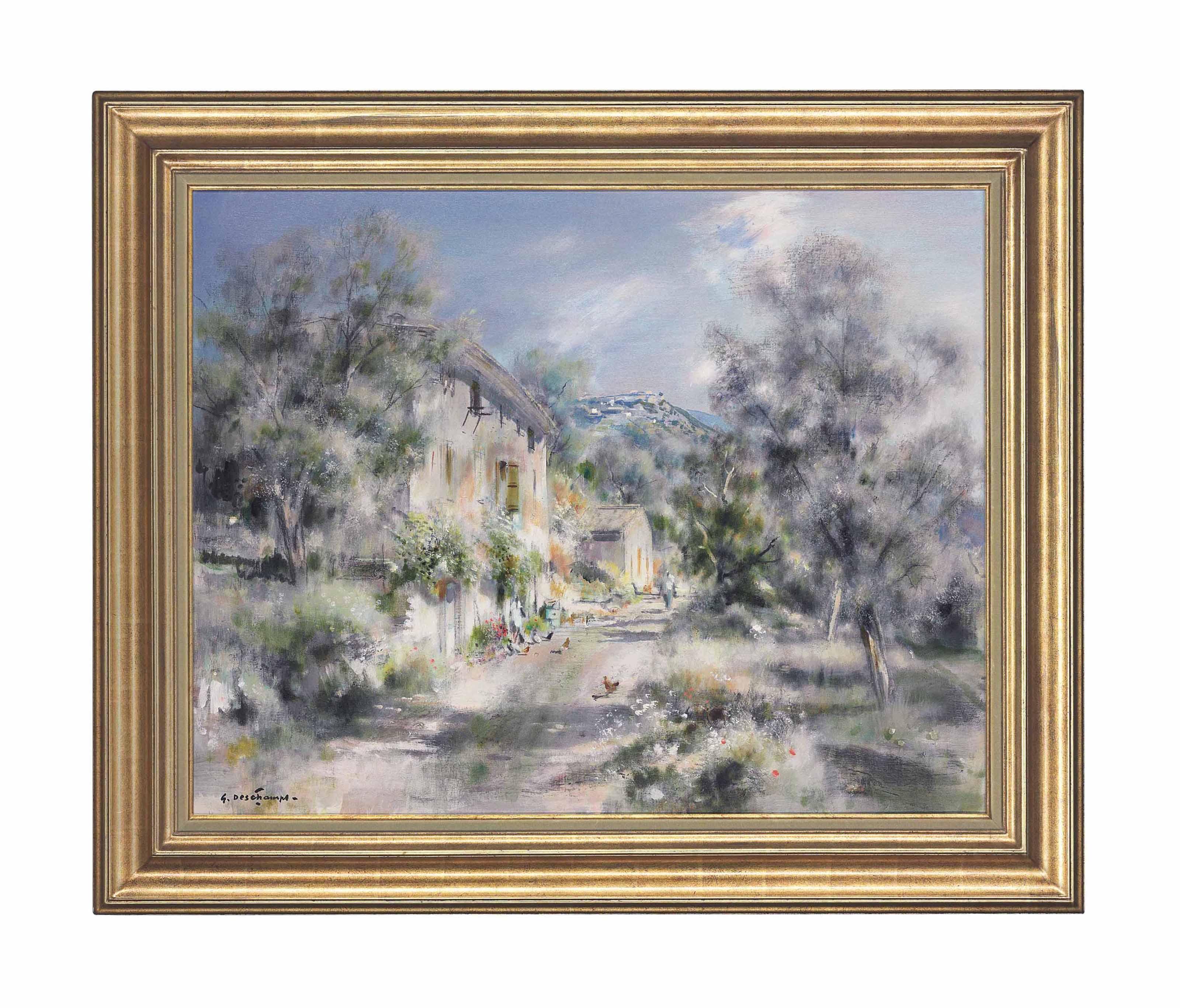 Gabriel Deschamps - Campagne De Grasse: Le Village De Cabris