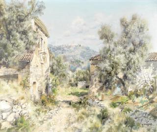 Gabriel Deschamps - Dans le campagne de Grasse