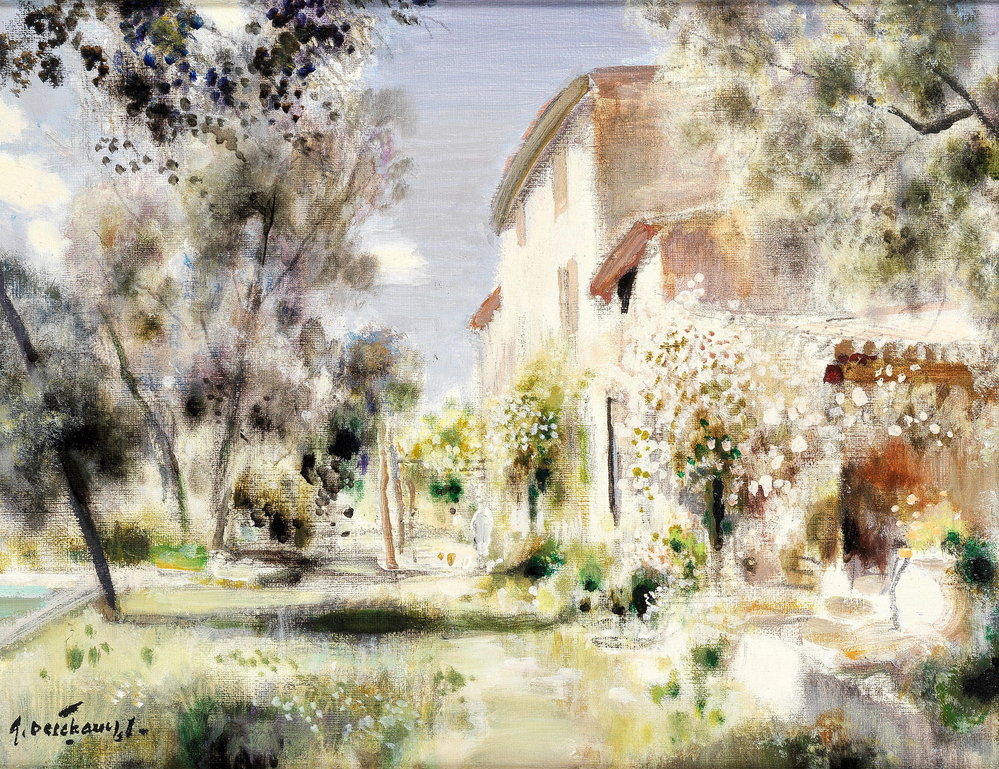Gabriel Deschamps - Le Mas Fleuri Au Fiuet AM; Printemps en Provence