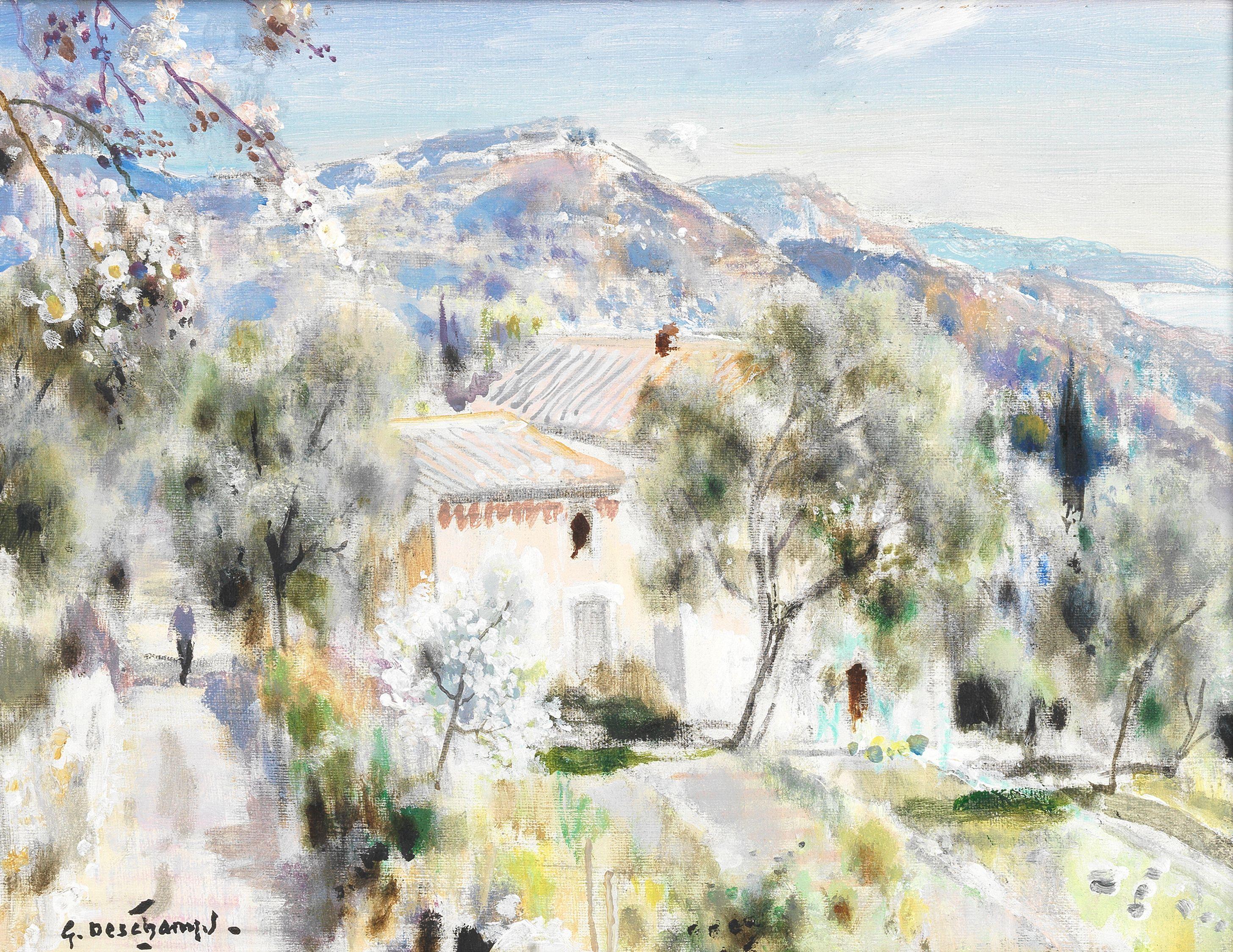 Gabriel Deschamps - Mas Provençal au printemps