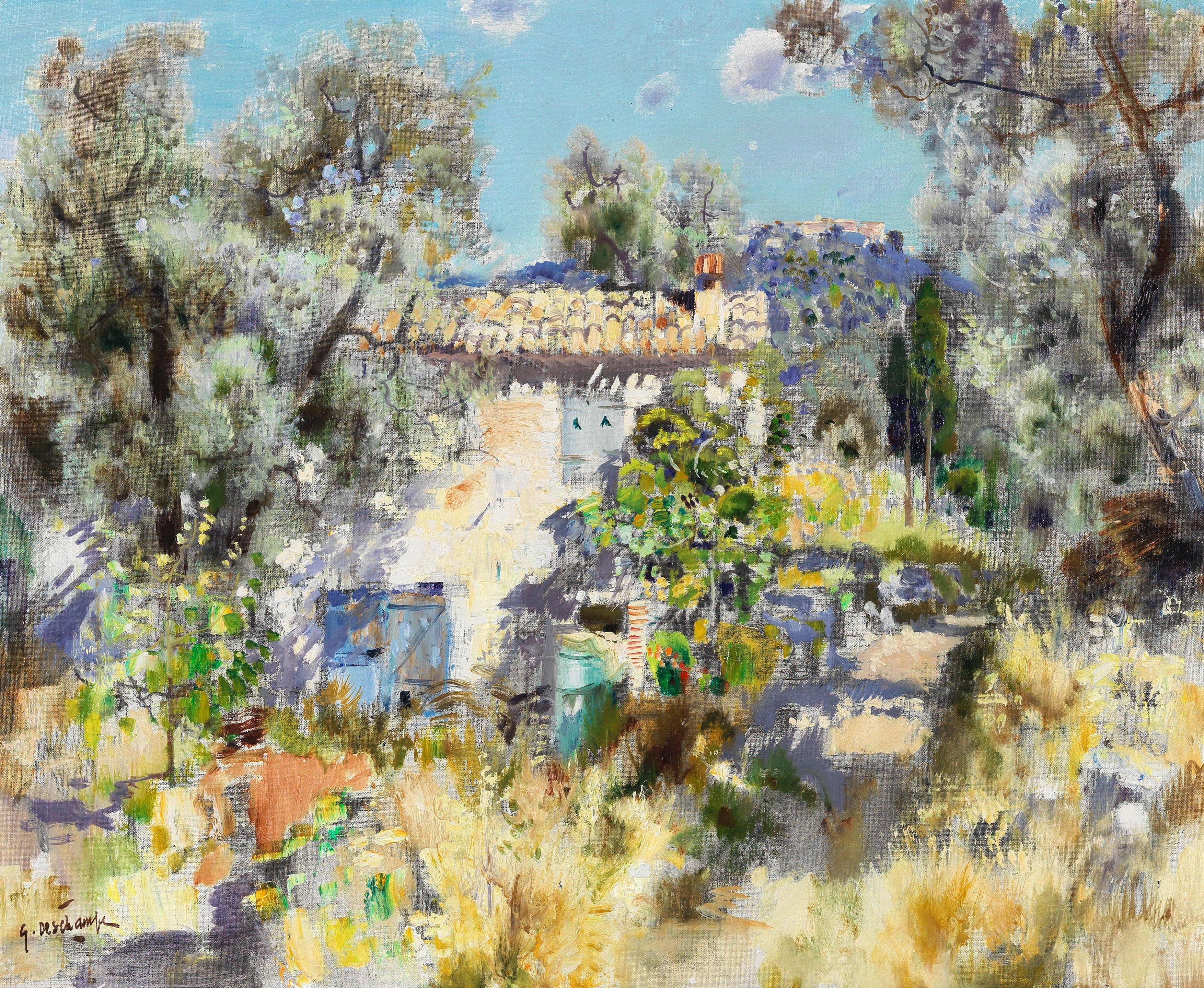 Gabriel Deschamps - Vue De Saint-Paul-De-Vence