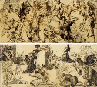 Gabriel Ferrier - Copies D\'Après Différents Détails de Tableaux