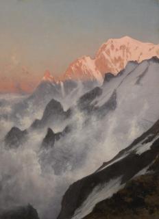 Gabriel Loppé - French Aiguille Noire De Peuterey, Mont Blanc